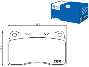 Klocki Hamulcowe Hella Pagid 410603303r 26296fe120