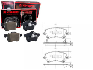 Klocki Hamulcowe Toyota Corolla (_e12u_) 1.4 D Nip