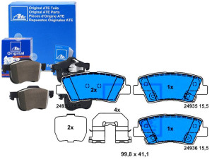 Klocki Hamulcowe Hyundai Tył Sonata Tucson 2,0-2,7
