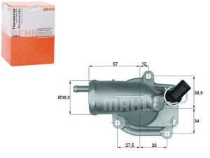 Termostat Mercedes 87c W210 Behr