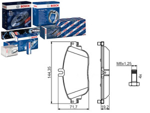 Klocki Hamulcowe Mercedes A (w176) B (w246 W242) C