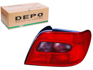 Lampa (kolor Kierunkowskazu Czerwony Kolor Szkła C