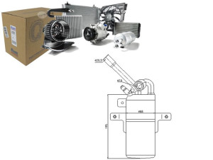 Osuszacz Klimatyzacji Ford Tourneo Connect Transit