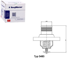 Termostat Peugeot 89c 1,8 2,0 206 307 406 407 Citr