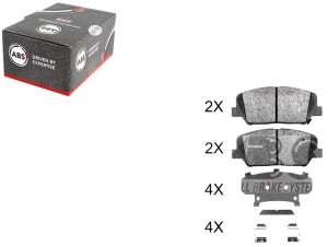 Klocki Hamulcowe Kia Optima 12-15 Przód A.b.s.