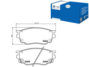 Klocki Hamulcowe Hella Pagid G2yd3323z Gjyb3323zc