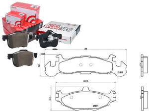 Klocki Hamulcowe Chrysler Le Baron 86-94 Brembo