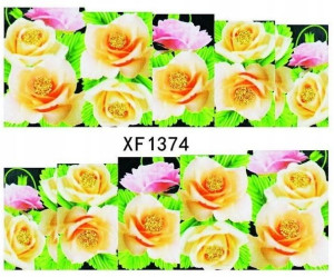 Xf1374 Naklejki Wodne Nalepki Na Całe Paznokcie