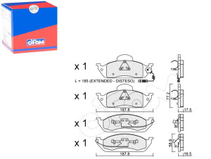 Klocki Hamulcowe Mercedes W163 Ml230-ml430 98-05 C