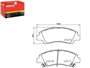 Klocki Hamulcowe Mintex 58101b9a70 58101b9a30 3550