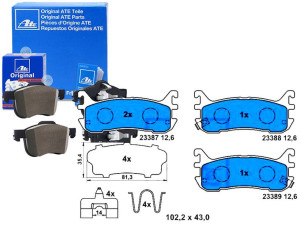 Klocki Hamulcowe Mazda 323 F V Mx-5 I Mx-5 Ii 1.6/