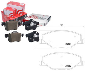 Klocki Hamulcowe Skoda Fabia 07- Przód Brembo