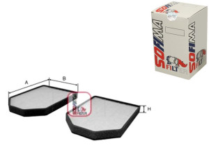 Filtr Kabiny Audi A8 2.5d-6.0 03.94-09.02 Sofima