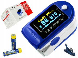 Medyczny Pulsoksymetr Napalcowy Pulsometr Contec Medical Cms50d Oled