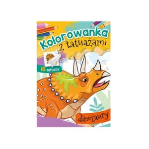 Kolorowanka Z Tatuażami Dinozaury 16 Tatuaży