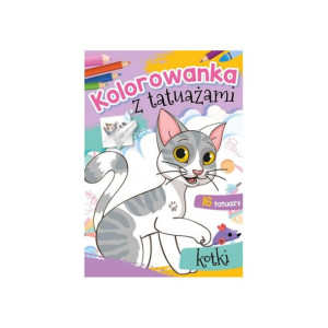 Kolorowanka Z Tatuażami Kotki 16 Tatuaży