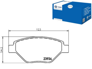 Klocki Hamulcowe Hella Pagid 410609192r 7701207673