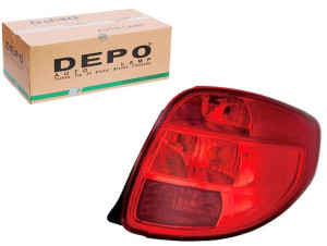 Lampa (kolor Kierunkowskazu Czerwony Kolor Szkła C