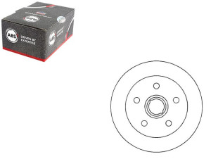 Tarcze Hamulcowe 2szt Vw T2 79-85 A.b.s.