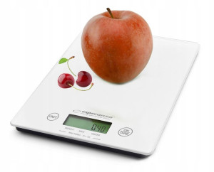 Waga kuchenna precyzyjna LCD Biała 5kg