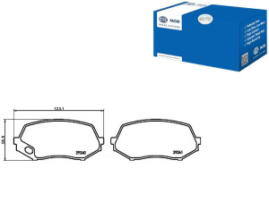 Klocki Hamulcowe Hella Pagid Mk528945 Mk529908 377