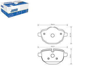 Klocki Hamulcowe Ceramiczne Bmw 5 (f10) 5 (f11) 5
