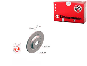 Komplet Tarcz Hamulcowych [zimmermann]