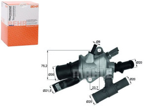 Termostat Fiat 88c 1,9jtd Behr