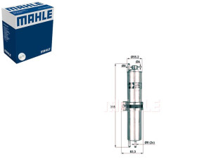 Filtr Paliwa Mahle 13327503413 16126750475 6750475