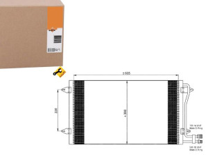 Skraplacz Klimatyzacji Vw Lt 96- Nrf