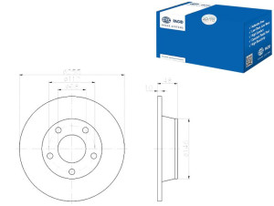 Tarcze Hamulcowe Hella Pagid 4b0615601b