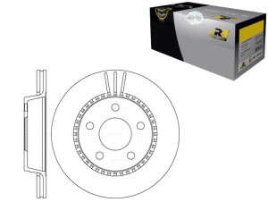 Tarcze Hamulcowe 2szt 269x20 V 5-otw Audi 100 200