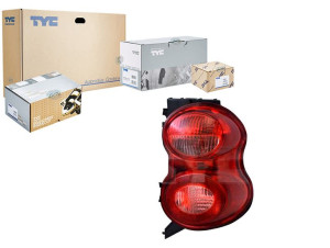 Lampa (kolor Szkła Czerwony) Smart Fortwo 451 Coup