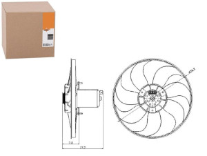 Wentylator Chłodnicy Vw Passat 93-97 Nrf