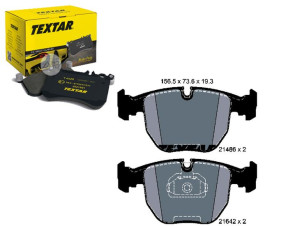 Klocki Hamulcowe Bmw Przód E39 11 95- Textar
