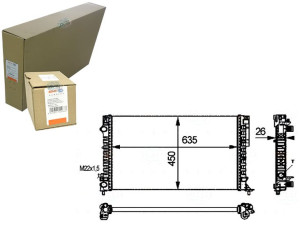 Chłodnica Silnika Behr Hella 7701045345 7701045410