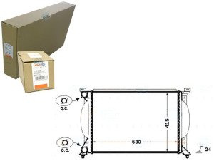 Chłodnica Silnika Behr Hella 8e0121251 A 478500500