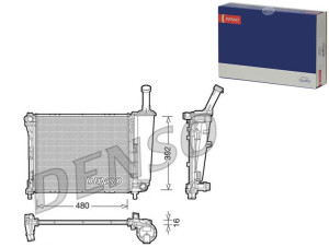 Chłodnica Silnika Fiat Panda 1.2/1.2lpg 02.12- Den