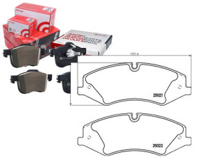 Klocki Hamulcowe Range Rover Iii 3.6td 10-12 Bremb