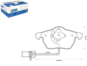 Klocki Hamulcowe Ceramiczne Audi A4 A6 Skoda Super