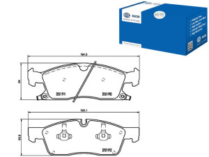 Klocki Hamulcowe Hella Pagid 68052369aa V1012369aa