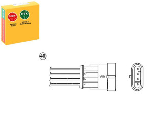 Sonda Lambda Fiat Lancia Alfa Cc0,9 1 Ngk