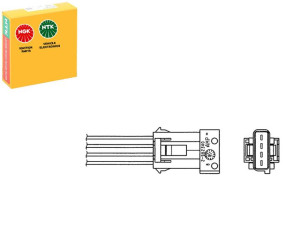 Sonda Lambda Citroen Berlingo 1.4 03- Ngk