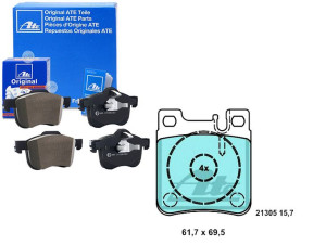 Klocki Hamulcowe Ceramiczne Mercedes C (cl203) C T