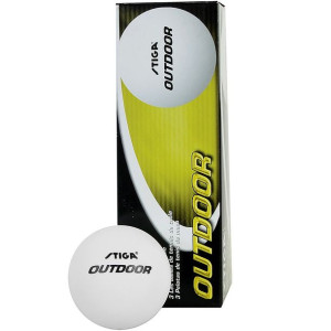 Piłeczki do ping ponga stiga outdoor biała 3szt