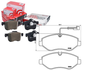Klocki Hamulcowe Nissan Cabstar 06- Przód Brembo