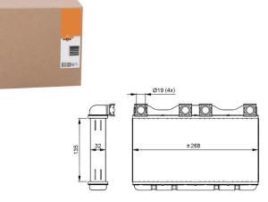 Nagrzewnica Bmw E38 7 94-01 Nrf