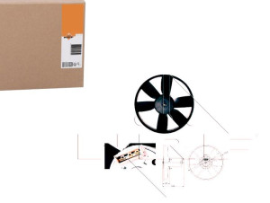 Wentylator Chłodnicy Vw 250 150w Nrf