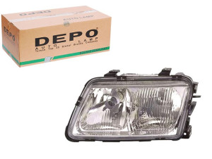 Reflektor (h4/h7 Kolor Wkładu: Czarny) Audi A3 8l