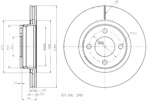 Tarcze Ham. 2szt Vw P. A80 1.6- Maxgear